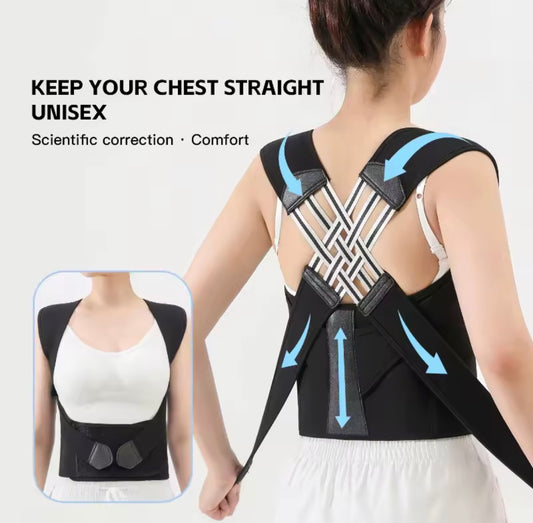 Adjustable Back Posture Corrector – Relieve Neck & Shoulder Pain