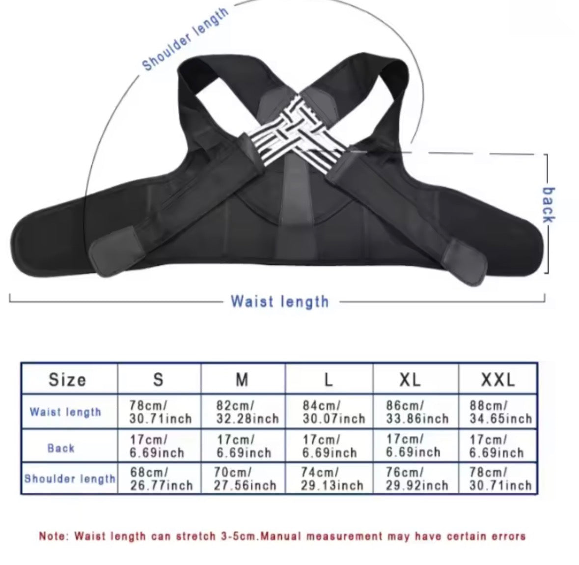 Adjustable Back Posture Corrector – Relieve Neck & Shoulder Pain